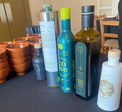 Special lunch at the Patriko with Cypriot olive oil as the protagonist