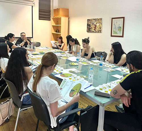 University of TEΠAK Olive Oil Tasting